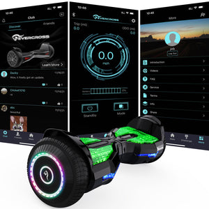6.5inch Solid Tire Color-Changing Bluetooth Glow Hoverboard (EU, UK)