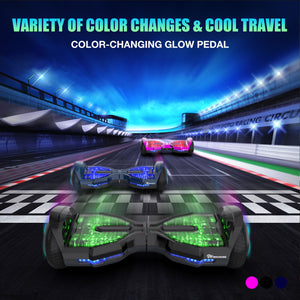 6.5inch Solid Tire Color-Changing Bluetooth Glow Hoverboard (EU, UK)
