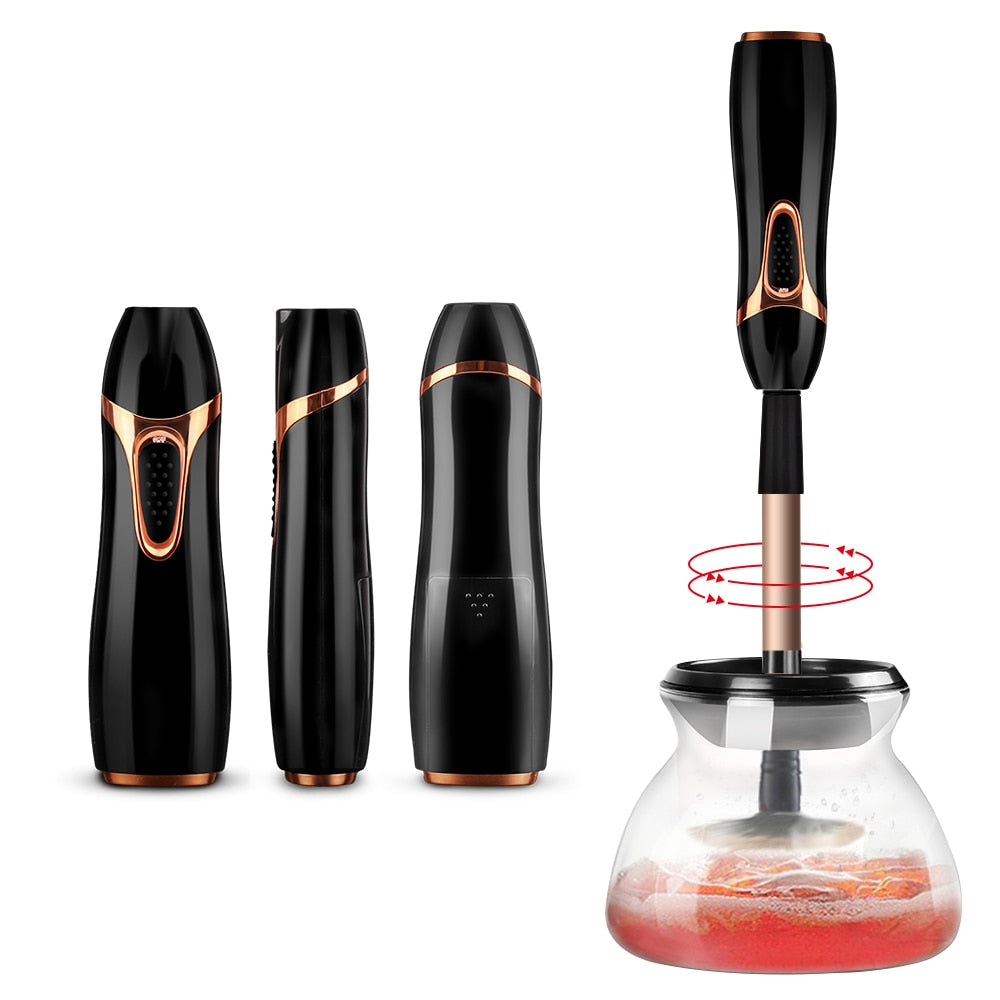 AUTOMATIC MAKE UP BRUSH CLEANER DRYER