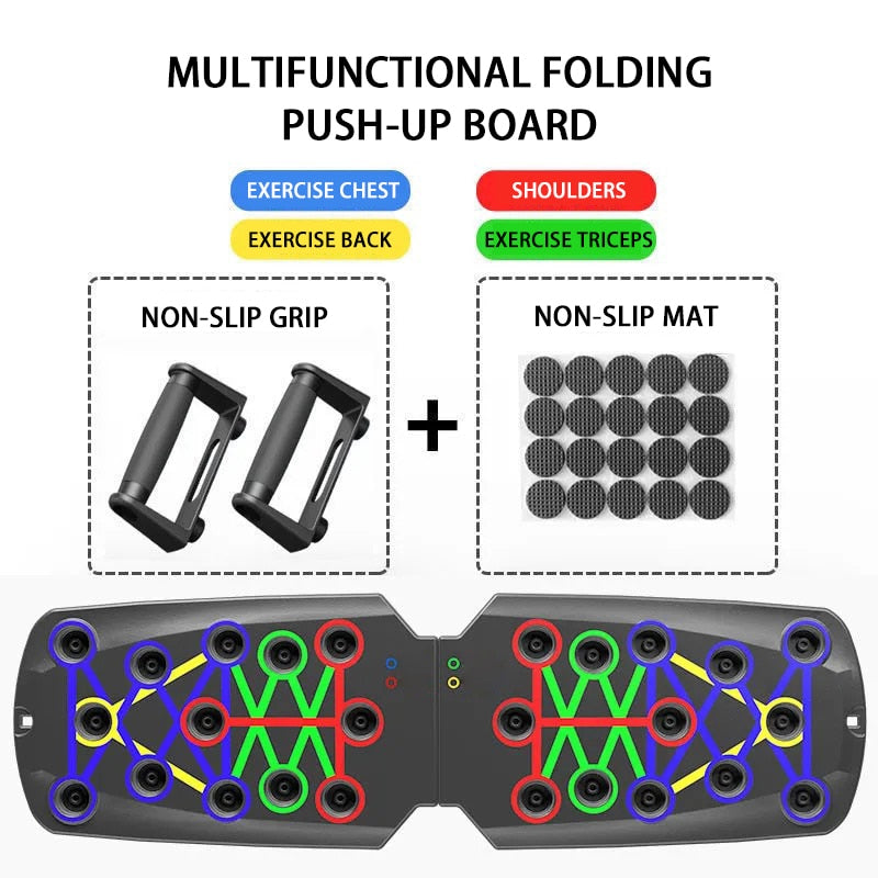 14 IN 1 PUSH-UP RACK BOARD